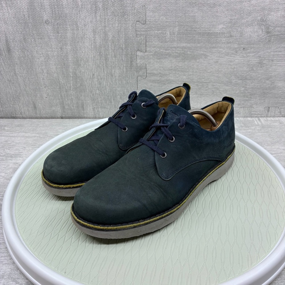 Samuel Hubbard Free Nubuck‎ Oxford Shoes Mens 11 Blue Casual Comfort Leather